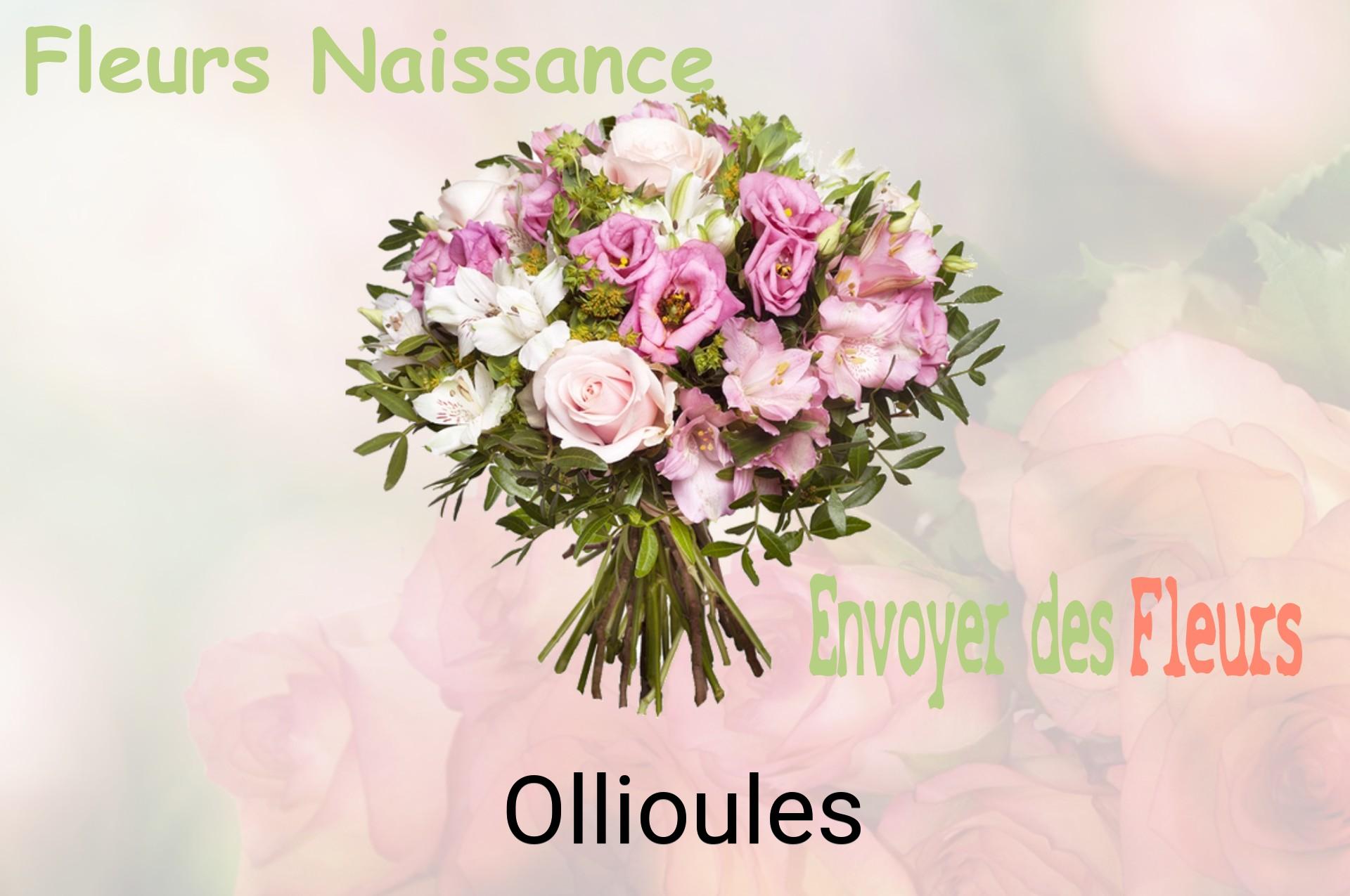 Bouquet de fleurs de naissance livré à Ollioules
